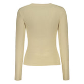 Beige Cotton Women's T-Shirt
